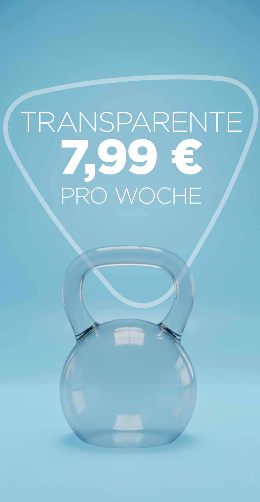 Transparente 7,99 € / Woche. Einfach trainieren bei EXICE.
