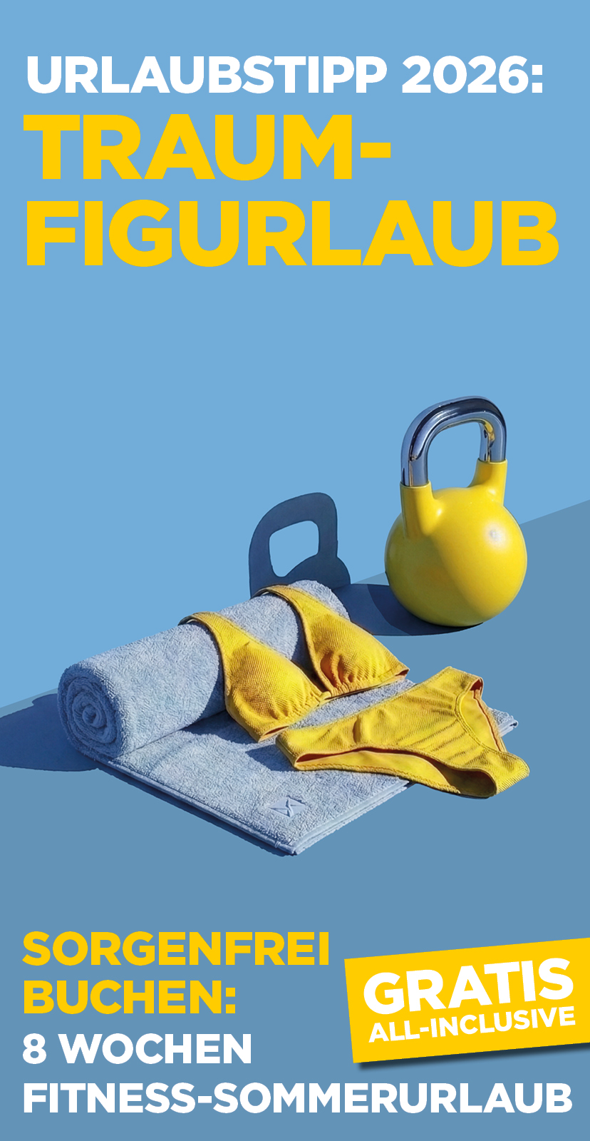 Traumfigurlaub: 8 Wochen Sommerurlaub gratis bei EXICE.